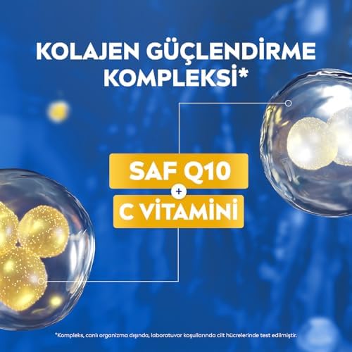 Q10 Sıkılaştırıcı Vücut Losyonu 250 ml,72 Saat Nemlendirici,7 Günde Sıkılaşma,Esnek Cilt,C Vitamini,Kolajen,Normal Ciltler İçin