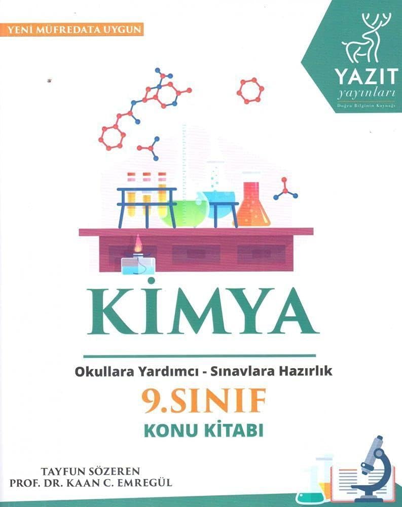Alternative view of Yazıt 9.Sınıf Kimya Konu Kitabı: Okullara Yardımcı - Sınavlara Hazırlık