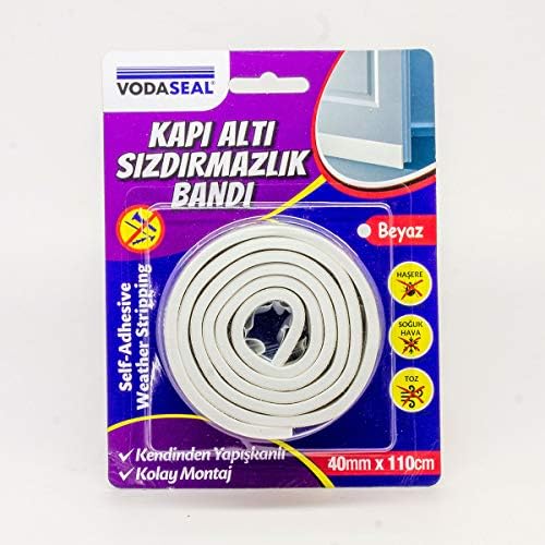 Kapı Altı Sızdırmazlık Bandı 40mmx110cm, Beyaz - Görsel 3