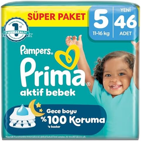 Aktif Bebek Süper Paket 5 Beden 46 Adet