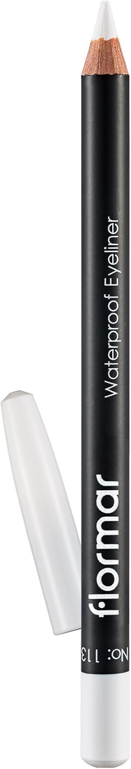Suya Dayanıklı Mat Göz Kalemi (BEYAZ) - Waterproof Eyeliner - 113 Pure - 8690604109135