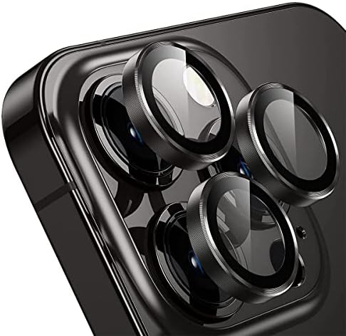 Buff 13 Pro / 13 Pro Max Screen Protector 9H Safir Cam Kamera Metal Lens Koruyucu Siyah, Buff Labs - Görsel 3