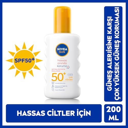 Alternative view of SUN SPF50 Hassas Ciltlere Özel Çok Yüksek Güneş Koruyucu Sprey 200ml, Güneş Alerjisine Karşı Etkili,Kokusuz