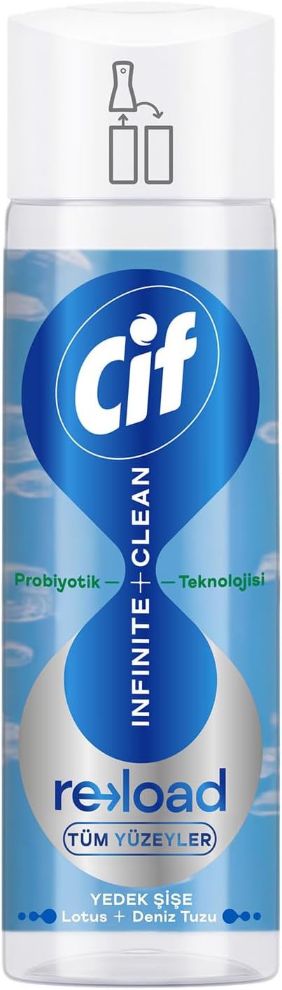 Alternative view of Infinite Clean Doğal Probiyotikli Yedek Şişe Tüm Yüzeyler İçin Lotus & Deniz Tuzu 280 ml