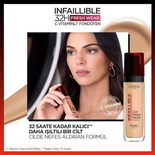 Infaillible 32H Fresh Wear C Vitaminli Fondöten - 130