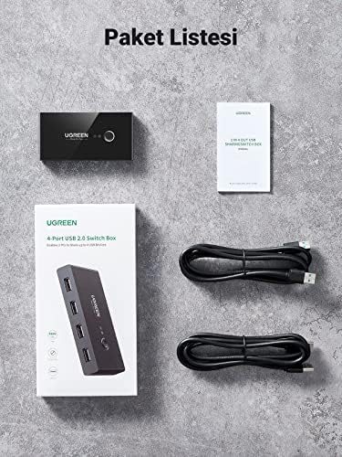 4 Port USB PC Switch Paylaşım Adaptörü