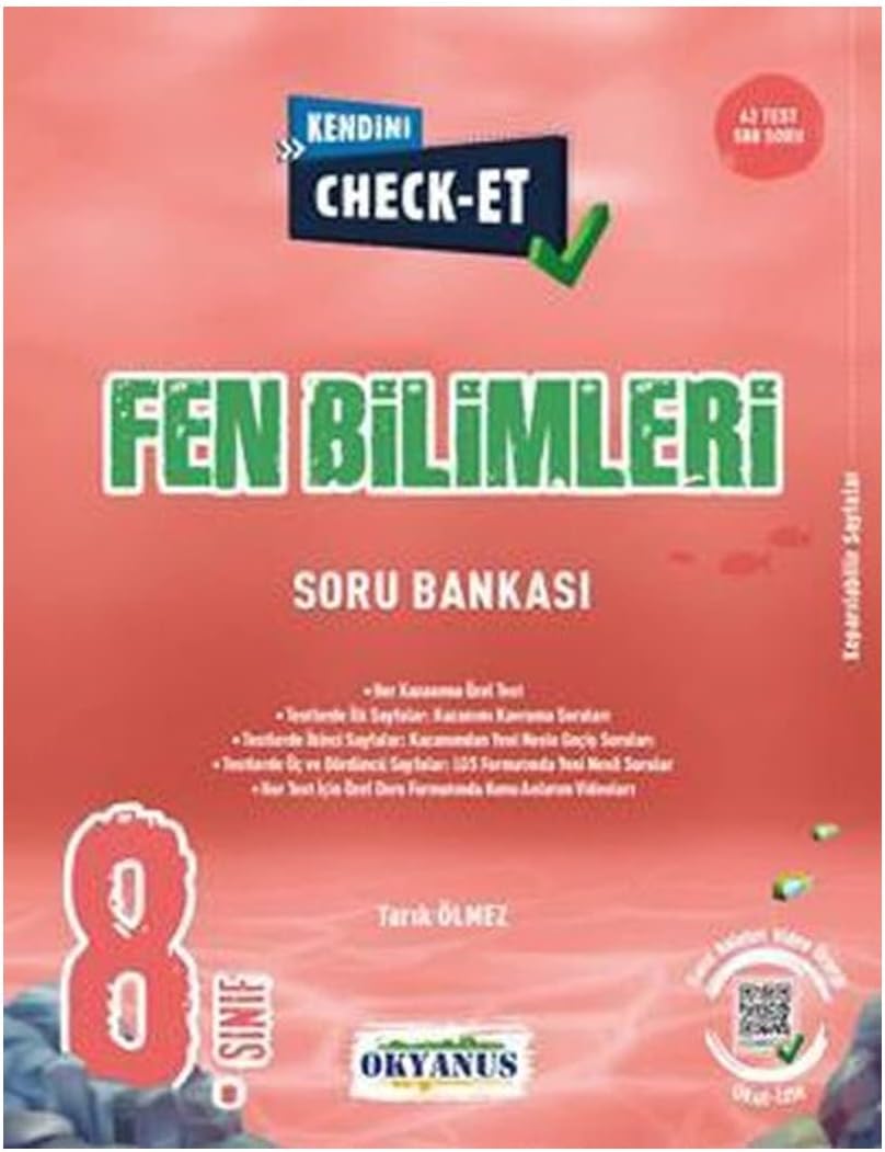 8 Sınıf Kendini Check-Et Fen Bilimleri Soru Bankası