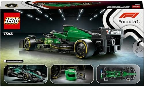 Alternative view of Martin Aramco F1 AMR24 Yarış Arabası 77245 – 10 Yaş ve Üzeri için Koleksiyonluk Sürücü Minifigürü İçeren Yapım ve Sergileme Seti, Babalar Günü Hediyesi (269 Parça)
