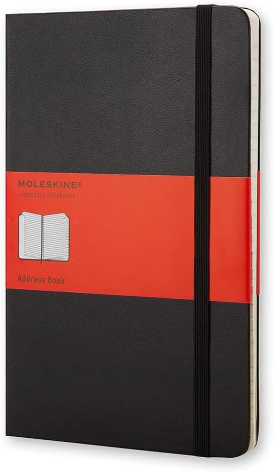 Moleskine Adres Defteri L Boy Siyah