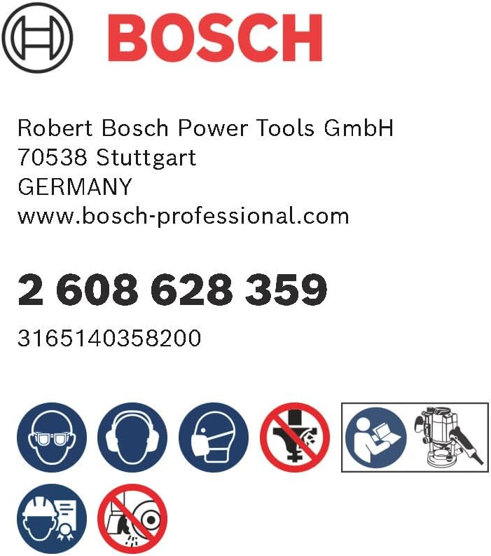 2608628359 aksesuarı profil freze G 8 mm, R1 6,35 mm, D 38 mm, L 16 mm, G 57 mm - Görsel 3