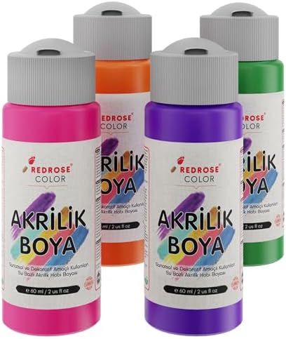 Alternative view of Ara Renkler Akrilik Boya 4'lü Set 4x60ml