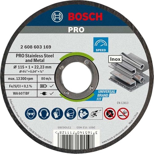 Professional Kesme Diski Düz Standart Inox Rapido için, 2608603254 - Görsel 3