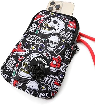 Alternative view of Cep Telefonu Çantası –Dışkı Poşeti, Fermuarlı, Gizli Poşet Gözü, Köpek Gezdirme için İdeal,Skull