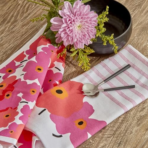 Home Roxie %100 Pamuk 2 Parça Mutfak Havlusu Pink