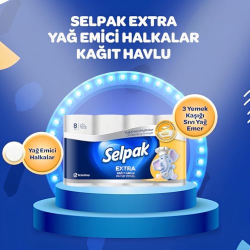 Extra Kağıt Havlu Yağ Emici 8'li