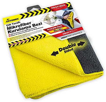 Alternative view of Automix Çift Taraflı Profesyonel Mikrofiber Bez 50x40 Cm | Araç ve Ev İçin Etkili Temizlik