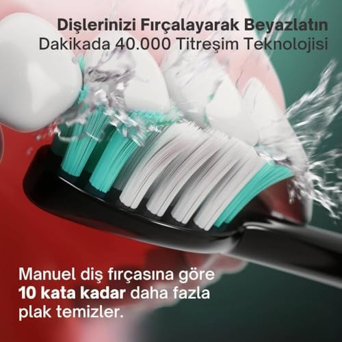 Alternative view of NTL-TB-01EP OTOMATİK, ŞARJLI SONİK DİŞ FIRÇASI, PEMBE, 60° HAREKETLİ BAŞLIK