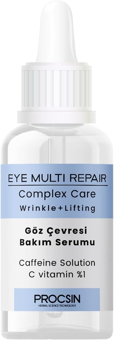 Göz Çevresi Bakım Serumu, Kırışıklık Karşıtı & Yoğun Nemlendirici, Morluk ve Şişlik Giderici, Aydınlatıcı & Onarıcı Bakım, 20 ML