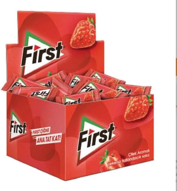 First Çilek Aromalı Sakız 340 gr