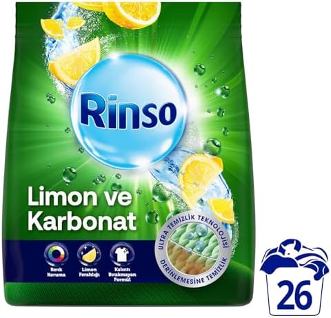 Alternative view of Toz Çamaşır Deterjanı Limon ve Karbonat Renkliler ve Beyazlar İçin 4 KG
