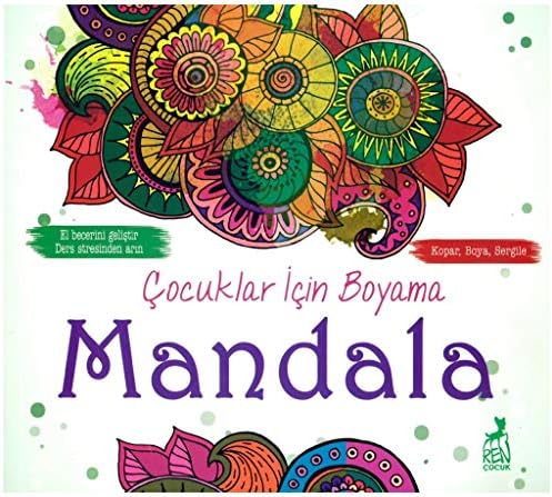 Alternative view of Çocuklar İçin Boyama: Mandala: Kopar, Boya, Sergile