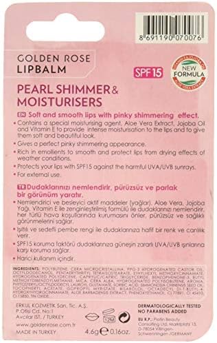 Lip Balm No: 02 Pearl Shimmer & Moisturisers SPF15 - Işıltılı Dudak Nemlendiricisi