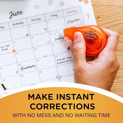 Wite-Out Brand EZ Correct Correction Tape, White, 10-Count