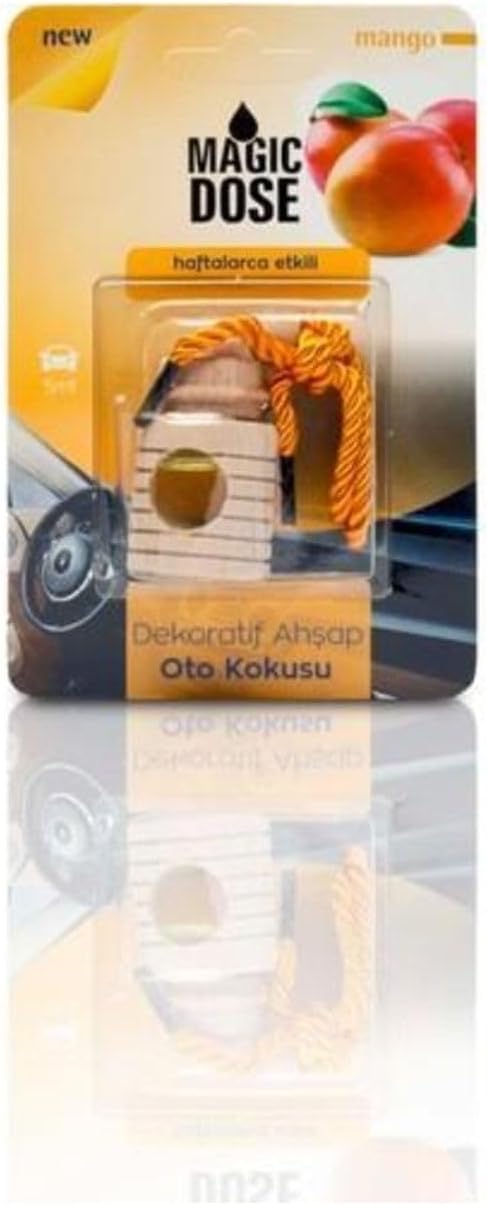 Alternative view of Autokit Magic Dose Dekoratif Kokulu Ahşap Ayna Süsü Mango