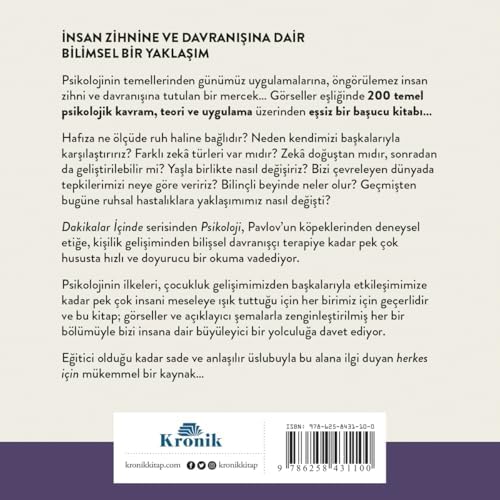 Dakikalar İçinde Psikoloji: Anında Açıklanan 200 Temel Kavram