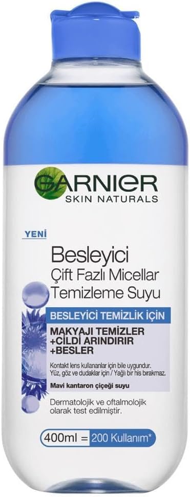Alternative view of Skin Naturals Besleyici Çift Fazlı Micellar Temizleme Suyu (400 ml)