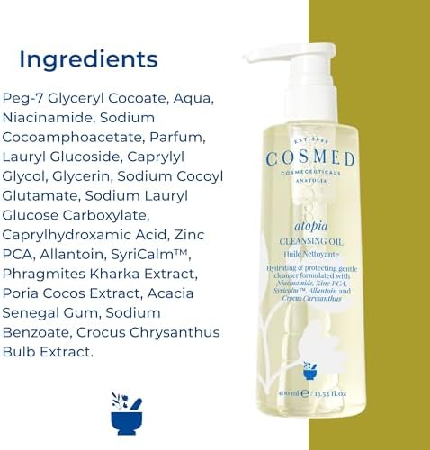 Alternative view of COSMED Cleansing Oil, Yüz ve Vücut için Yağ Bazlı Temizleyici, 400 ml
