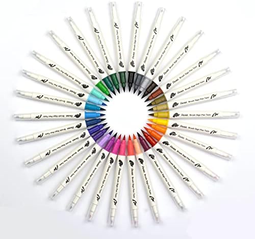 Brush Sing Pen Twin Çift Taraflı Fırça Uçlu Kalem TOPRAK