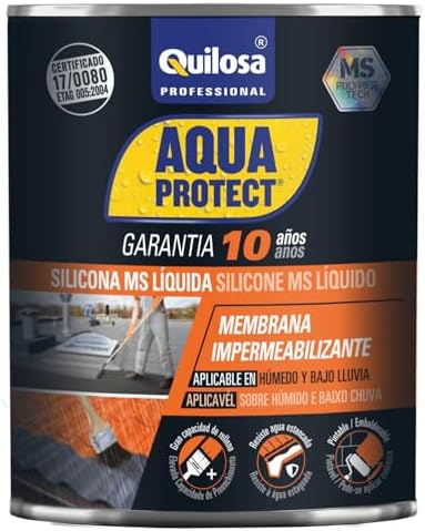 Alternative view of Quilosa AquaProtect 1 KG (gri) (Likit MS Silicon Su Yalıtımı ve Onarım Malzemesi)
