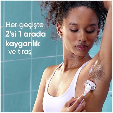 Venus Comfortglide Breeze Kadın Tıraş Makinesi + Yedek Tıraş Bıçağı 2'li