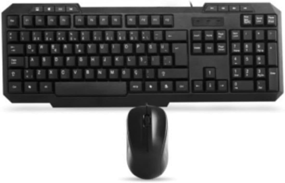 KM-1435 Siyah Usb Oyuncu Q Multimedia Klavye + Mouse Set