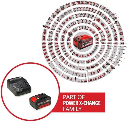 Orijinal Akü ve Şarj Cihazı Başlangıç Kiti Power X-Change (Akü, Li-Ion, 18 V, 4.0 Ah akü ve hızlı şarj cihazı, tüm Power X-Change cihazları ile uyumlu) - 4512042