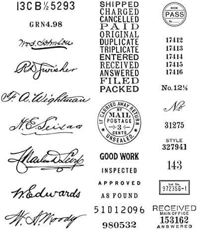 Alternative view of Spellbinders Sign Here by Cathe Holden Şeffaf Damga Seti