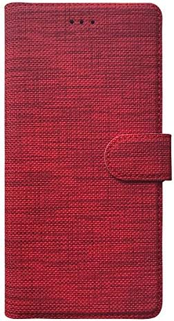 Alternative view of Y5P için Kılıf Fabric Book Wallet Kırmızı [Y5P ile Uyumlu Kılıf - Kırmızı]