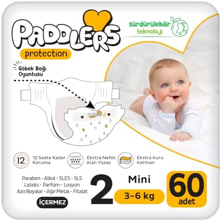 Alternative view of Protection Bebek Bezi 2 Numara Mini (3-6 Kg) 60 Adet Jumbo Paket