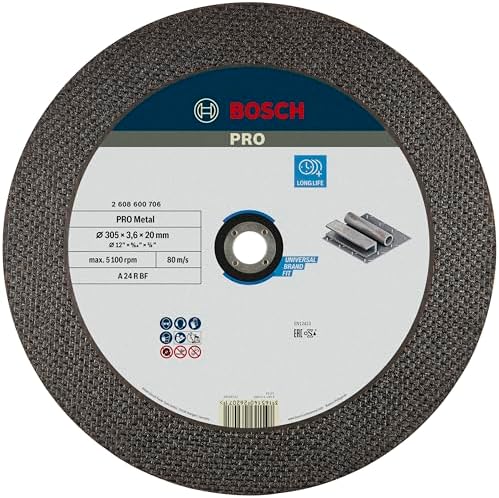2608600706 aksesuarı metal düz-ayırma diski A 24 R BF, 300 mm, 20 mm, 3,5 mm