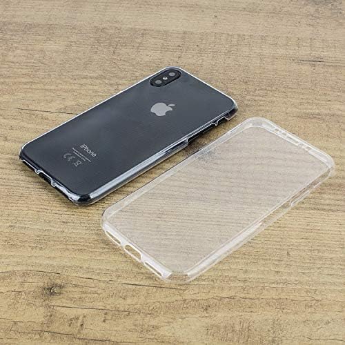 XS Max (6.5'') Kılıf 6 tarafı tam full koruma 360 Clear Soft Şeffaf - Görsel 3