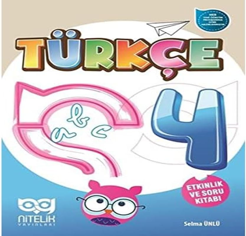 Nitelik Yayınları 4. Sınıf Türkçe Etkinlik ve Soru Kitabı Yeni
