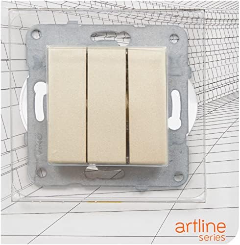 Alternative view of Novella Trenda Bronz Mekanizma+Düğme Kapak Üçlü Anahtar