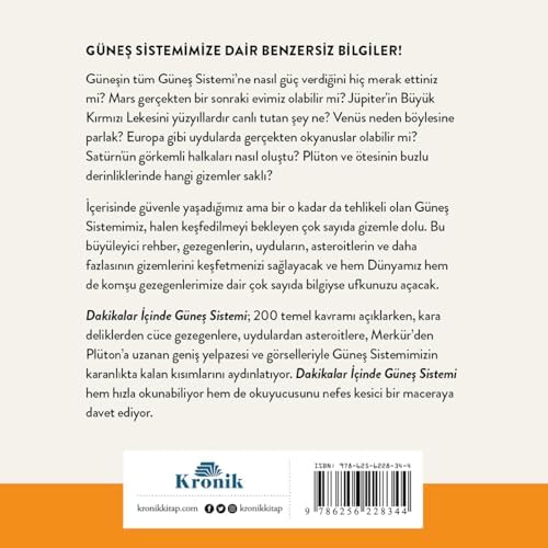 Alternative view of Dakikalar İçinde Güneş Sistemi - Anında Açıklanan 200 Temel Kavram