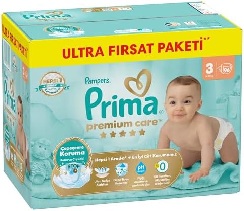 Alternative view of Bebek Bezi Premium Care 3 Numara 96 Adet Ultra Fırsat Paketi