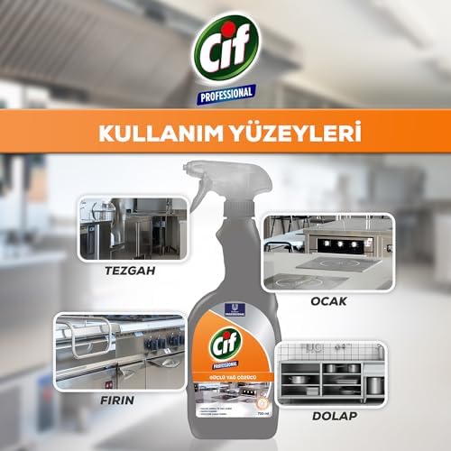 Profesyonel Güçlü Yağ Çözücü Sprey 750 ml