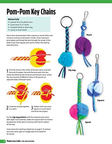 Plastic Lace Crafts for Beginners: Groovy Gimp, Super Scoubidou, and Beast Boondoggle