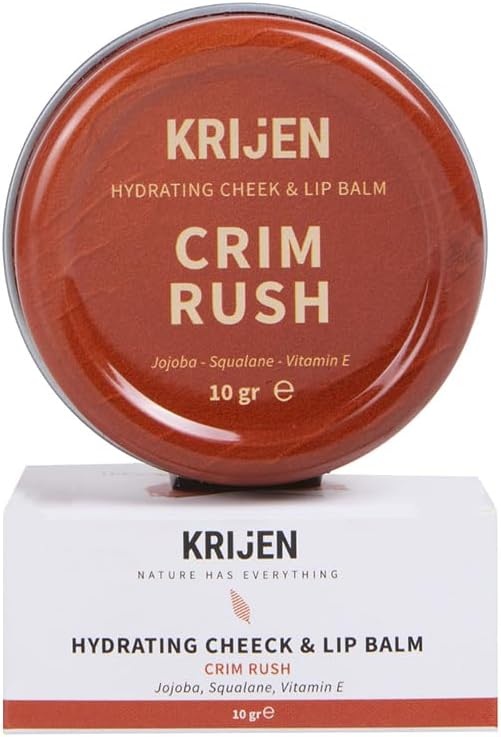 Alternative view of Crım Rush Kırmızı Renkli Dudak & Yanak Balmı Bitkisel Krem Allık&ruj&far
