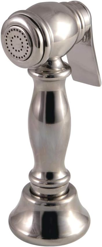 Brass CCRP1K6SPR Vintage Mutfak Bataryası Yan Püskürtücü, Parlak Nikel