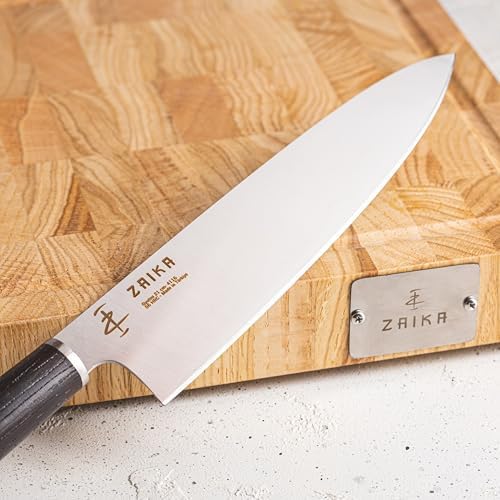 Alternative view of Zaika Gyutou Venge Ağacı Ahşap Saplı Şef Bıçağı - Paslanmaz Çelik 21 Cm